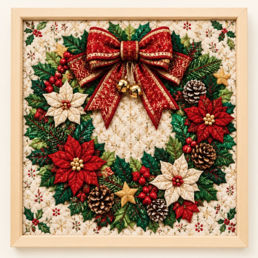 Christmas Wreath with Bow